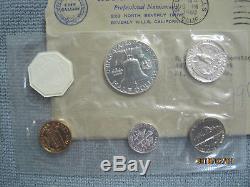 6 Silver Proof set 1964 /1963 /1962 /1961 & 1960 both large and small date cent