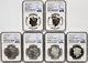6 Coin Set 2023 Morgan And Peace Silver Dollars Ngc Ms Pf Rp 70 First Release Fr