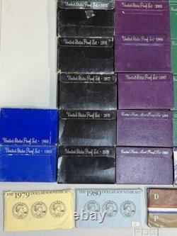 78 US Proof Sets 1968-2010 Bulk Lot Complete Original Mint Packaging Collection
