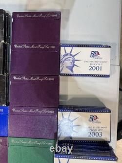 78 US Proof Sets 1968-2010 Bulk Lot Complete Original Mint Packaging Collection