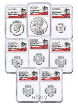 8-Coin Set 2017-S Limited Edition Silver Proof Set NGC PF70 UC ER 225th SKU49560