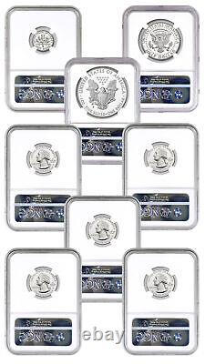 8-Coin Set 2018-S US Limited Edition Silver Proof Set NGC PF69 UC FDI