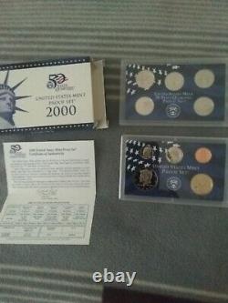 8 Proof Sets in ORIGINAL Mint Boxes Complete, 1999 thru 2006 NICE SETS