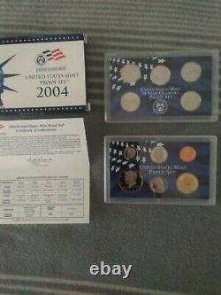 8 Proof Sets in ORIGINAL Mint Boxes Complete, 1999 thru 2006 NICE SETS