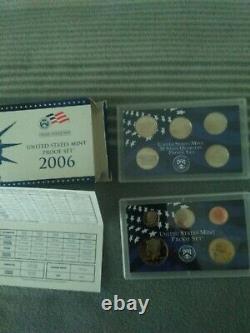 8 Proof Sets in ORIGINAL Mint Boxes Complete, 1999 thru 2006 NICE SETS