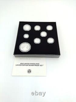 8pc 2022-S United States Limited Edition Silver Proof Set