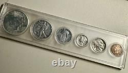 90% Silver Custom Mint Set $1.85 FV of Silver + Buffalo & Indian Head Coin