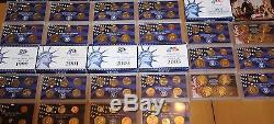 ALL NEW 1999-2008 SILVER & CLAD PROOF SETS IN OG PACKAGING with ALL COAs Gem mint