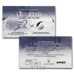 APMEXclusive! 2016 Mexico 2-Coin Silver Libertad Proof/Reverse Proof Set