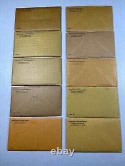 All (10) US Mint Proof Sets, 1955-1956-1957-1958-1959-1960-1961-1962-1963-1964
