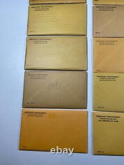 All (10) US Mint Proof Sets, 1955-1956-1957-1958-1959-1960-1961-1962-1963-1964