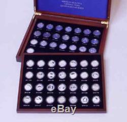 America the Beautiful ATB Quarters Silver Proof Complete Set (To Date) 2010-2019
