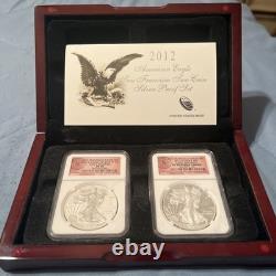 American Eagle 2012 San Francisco Silver Proof Two-Coin Set