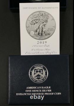 American Eagle 2019 S ENHANCED REVERSE Proof PR69 Dollar 19XE Silver NGC PF69