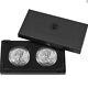 American Eagle 2021 One Ounce Silver Reverse Proof Two-coin Set Designer Edition