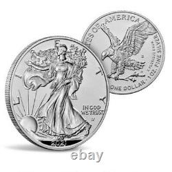 American Eagle 2021 One Ounce Silver Reverse Proof Two-Coin Set Designer Presale
