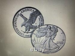 American Eagle 2021 One Ounce Silver Reverse Proof Two-Coin Set Pre sale