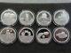 Apollo 11 Silver 1 Oz Proof-like Complete 8 Coin Set (random Serial Numbers)