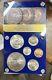 Bu 1948 U. S Unc Mint 50yr Denver 6 Coin Set With Fbl Franklin Half & 1oz. 999 Ase