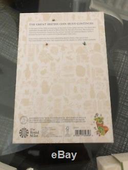 Beatrix Potter 50P Silver Proof Coins Set