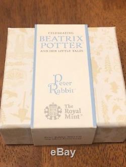 Beatrix Potter Peter Rabbit 2017 Royal Mint Silver Proof Coloured 50p Coin Set