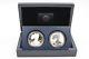 Beautiful 2012-s Us Silver Eagle Proof & Reverse Proof 2 Coin Set With Box & Coa