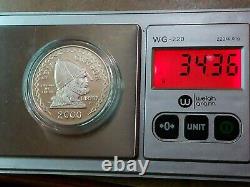 Beautiful & Scarce 2000 Leif Ericson 2 Silver Proof U. S Millennium Coin Set