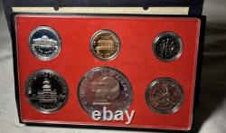 Bicentennial SEALED U. S. MINT BOX (5) 1976S PROOF SETS $1,50c, 25c, 10c, 5c, 1c