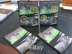 Bulk New Zealand Numismatics Pre Decimal Albums, Silver Proof Sets & UNC Coins
