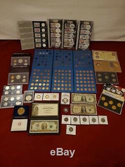 COIN LOT, collection PROOF SETS, EISENHOWER $1, NGC PF69 KENNEDY, SILVER Barber 10c