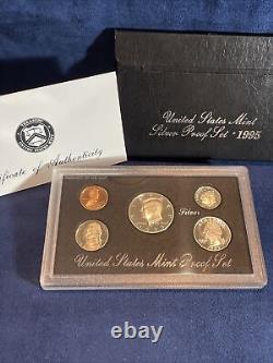 COLLECTION- US Mint Silver Proof Set 1992-1998-Lot of 7- Lot P89