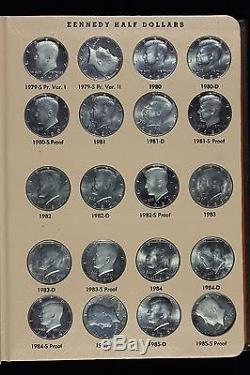 COMPLETE (168 pc) BU & PROOF & SILVER SET OF KENNEDY HALF DOLLARS 1964-2013 50c