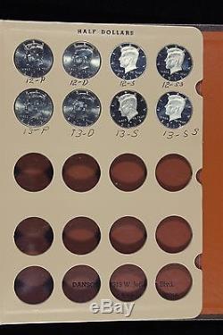 COMPLETE (168 pc) BU & PROOF & SILVER SET OF KENNEDY HALF DOLLARS 1964-2013 50c