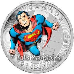 Canada 2014 Superman Iconic Comic Book Cover Art 3 Coin Pure Silver Proof Set