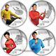 Canada 2016 Star Trek 50th 4 Coin Crew Members $10 Silver Proof Set Kirk Spock