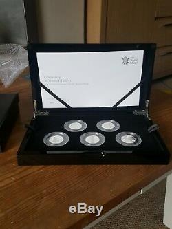 Celebrating 50 years of the 50p 2019 Silver Proof Set Kew Gardens