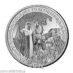 Christmas Nativity 2014 Pure Silver Niue 2 Dollar 3 Coin Proof Set Pamp Suisse