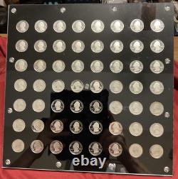 Complete 2010-2021 Silver Proof U. S. National Park Quarters Set withCapital Holder