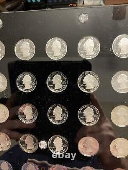 Complete 2010-2021 Silver Proof U. S. National Park Quarters Set withCapital Holder