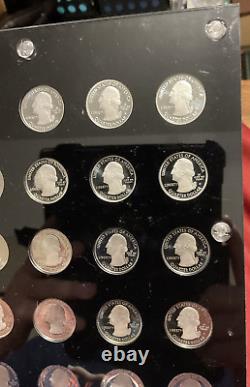Complete 2010-2021 Silver Proof U. S. National Park Quarters Set withCapital Holder