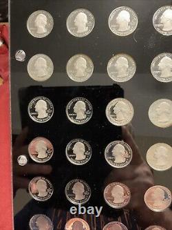 Complete 2010-2021 Silver Proof U. S. National Park Quarters Set withCapital Holder