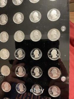 Complete 2010-2021 Silver Proof U. S. National Park Quarters Set withCapital Holder