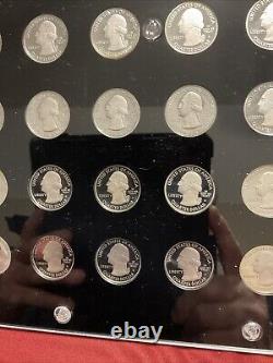 Complete 2010-2021 Silver Proof U. S. National Park Quarters Set withCapital Holder