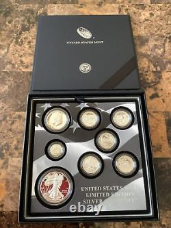 Complete 2017 US Limited Edition Silver Proof Set OGP, C. O. A. Pristine