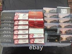 Complete Collection of 31 Silver Proof Coin Sets