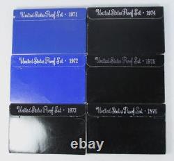 Complete Run of 27 US Mint Proof Sets 1971-1997 144 Total Proof Coins