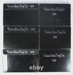 Complete Run of 27 US Mint Proof Sets 1971-1997 144 Total Proof Coins