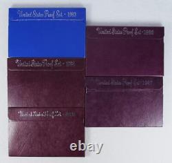 Complete Run of 27 US Mint Proof Sets 1971-1997 144 Total Proof Coins