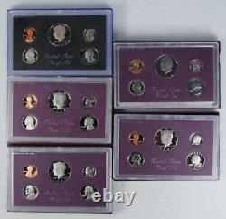 Complete Run of 27 US Mint Proof Sets 1971-1997 144 Total Proof Coins