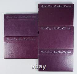 Complete Run of 27 US Mint Proof Sets 1971-1997 144 Total Proof Coins
